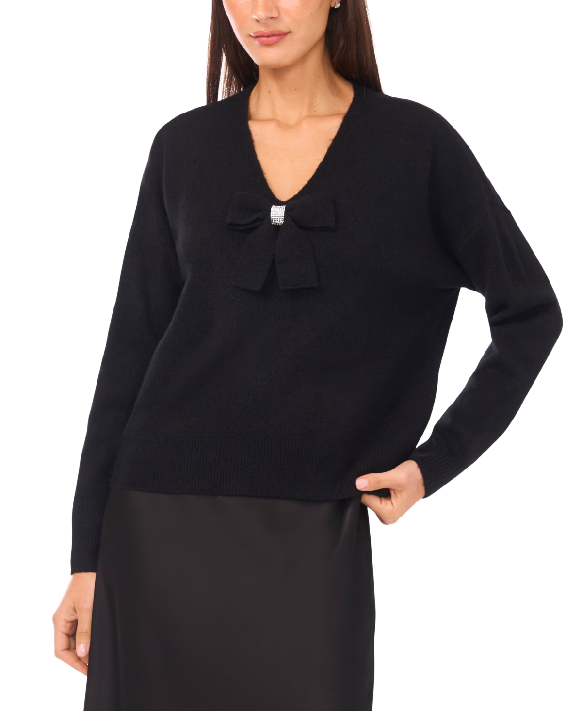 Msk Women's Sleeveless Maxi Dress with Sweater