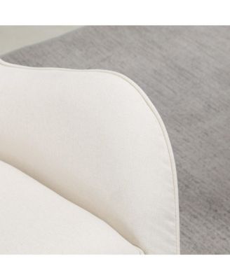 Traditional Rocking Armchair w/Tufted Back, & Thick Padding,