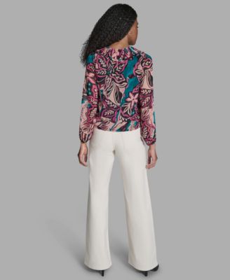 Women's Ruffle Long-Sleeve Top