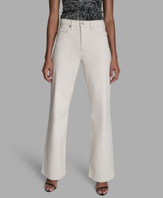 BCBG - Women's Wide Leg Mid-Rise Jeans