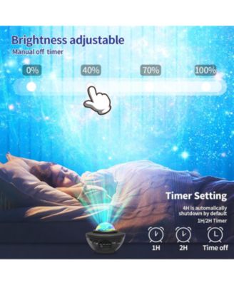 Star Projector Galaxy Light Multiple Colors with Remote & Bluetooth Speaker