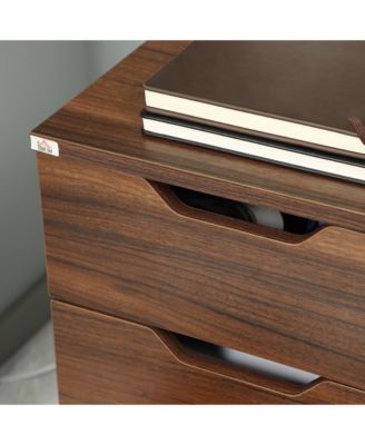 3 Drawer Storage Cabinet Storage Organizer W/ Caster Wheels