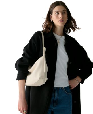 Loop Large Pebbled Leather Shoulder Bag