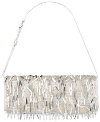 Embellished Fringe Mini Shoulder Bag