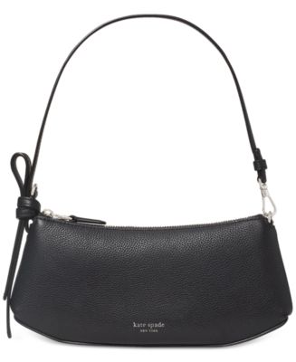 kate spade new york Loop Small Pebbled Leather Pochette Bag - Macy's