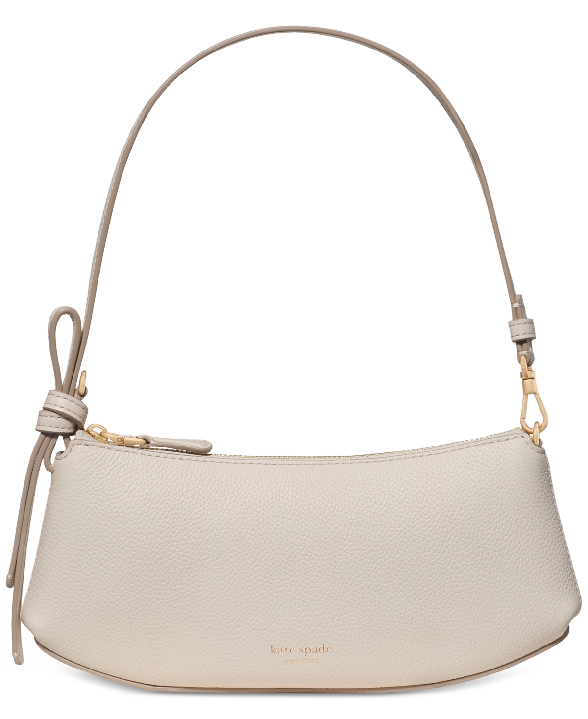 Kate Spade Small Loop Zip Pochette Bag In White