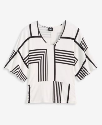 Women's Printed V-Neck Top, Macy's Exclusive