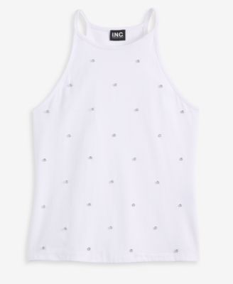 Women's Embellished Halter Tank Top, Macy's Exclusive