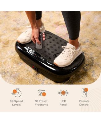 Lifepro HexaPlate Lite Vibration Plate Exercise Machine – Full Body Vibrating Platform for Lymphatic Drainage, Recovery & Muscle Toning