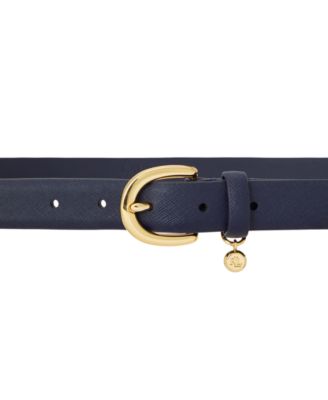Women's Charm Crosshatch Leather Belt