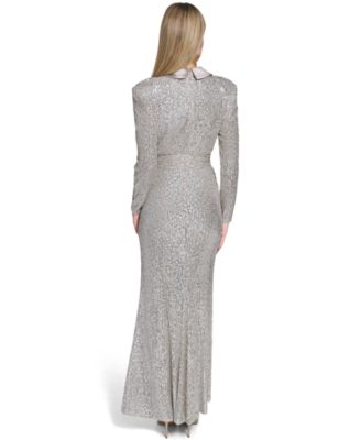 Women's Social Sequin V-Neck Dress