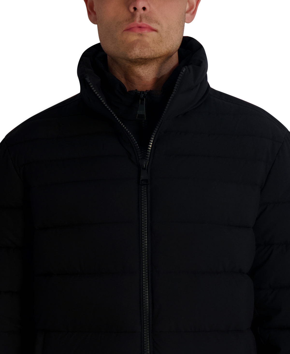 Karl Lagerfeld Paris Men's Mid Weight Puffer