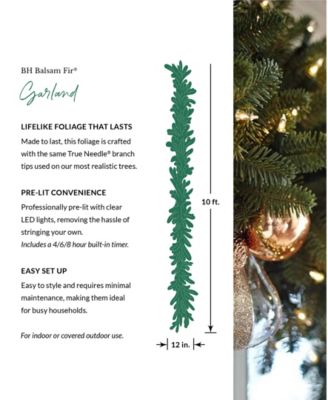 120" BH Fraser Fir Christmas Garland