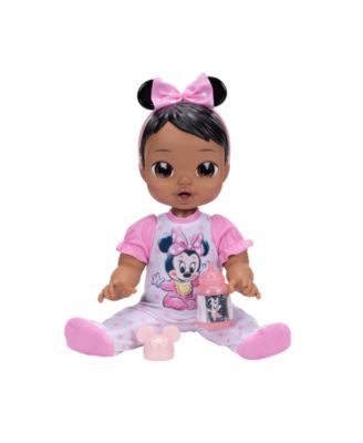 Deluxe Minnie Light Brown Hair, Brown Eyes Feature Doll