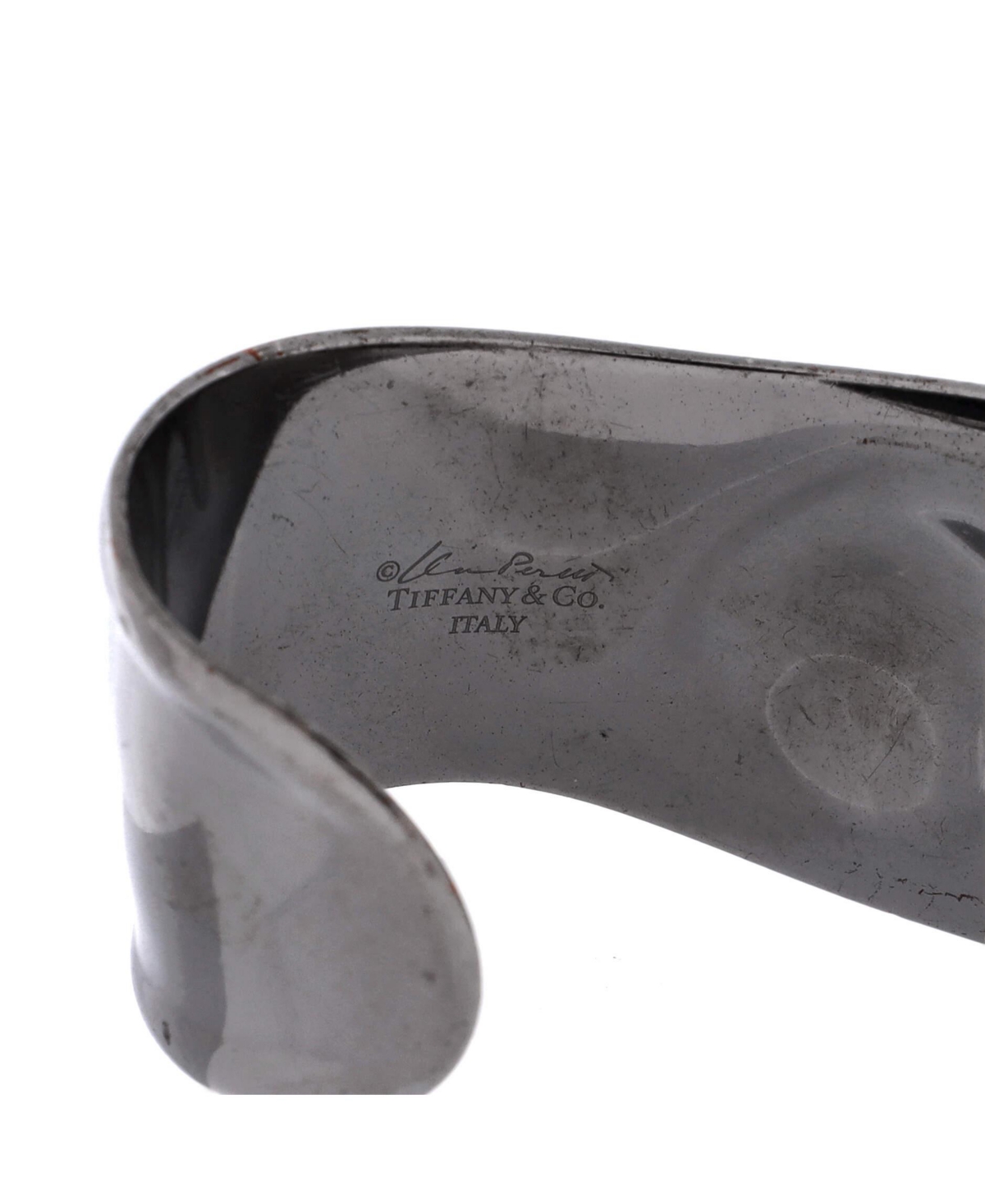 Pre-Owned Tiffany & Co Elsa Peretti Left Wrist Bone Cuff Bracelet