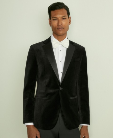 Мужские пиджаки REISS Men's Ace Tailored-Fit Single-Breasted Velvet Blazer
