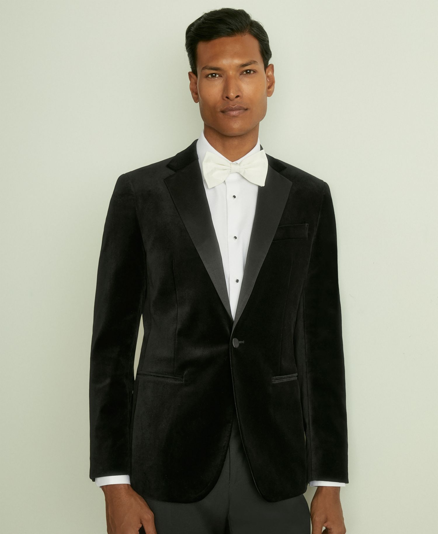 Men's Ace Tailored-Fit Single-Breasted Velvet Blazer