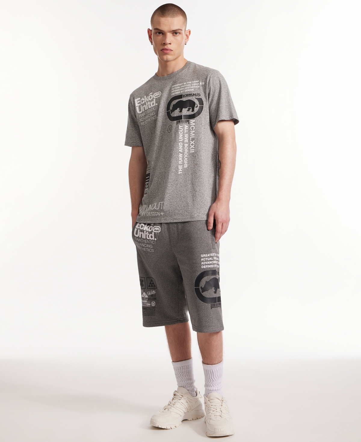 Ecko Unltd Men's Double-a Short Sleeve Knit T-Shirt