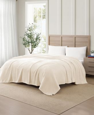 Solid Plush Blanket, King