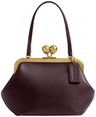 COACH - Glovetanned Leather Kisslock Frame Bag
