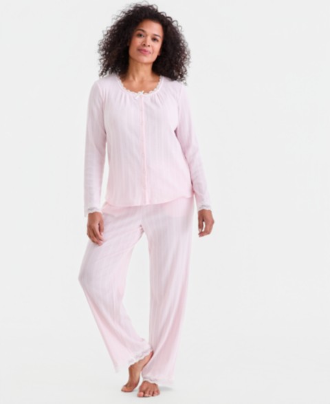 Женские Charter Club Women's Pointelle Pajama Set