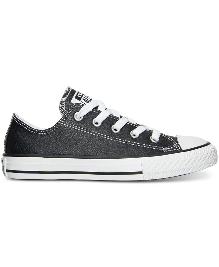 Converse Boys' Chuck Taylor All Star Ox Leather Casual Sneakers from ...