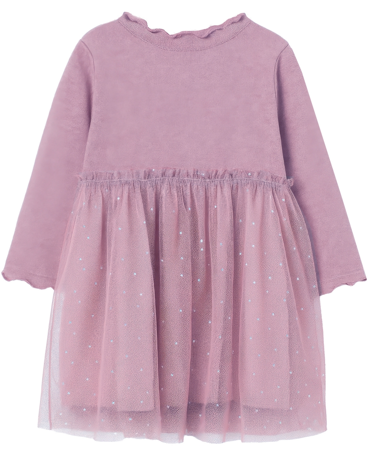 Disney Kate Mack Girls 2t-6x Rapunzel Long-sleeve Dress In Purple