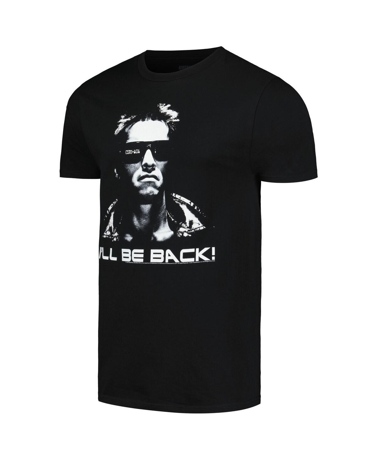 American Classics Men's And Women's Black Terminator I'll Be Back Graphic T-shirt In Black