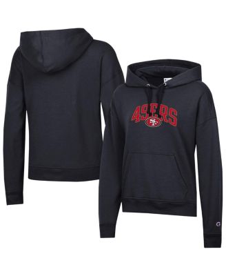 Champion - Women's Black San Francisco 49ers Powerblend Hoodie