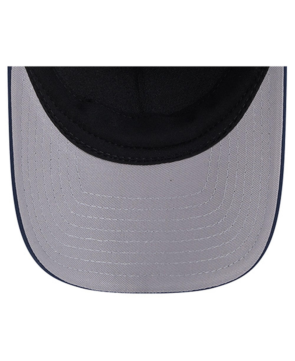 New Era Men's Navy Denver Broncos Gas Station 9FORTY A-Frame M-Crown Adjustable Trucker Hat