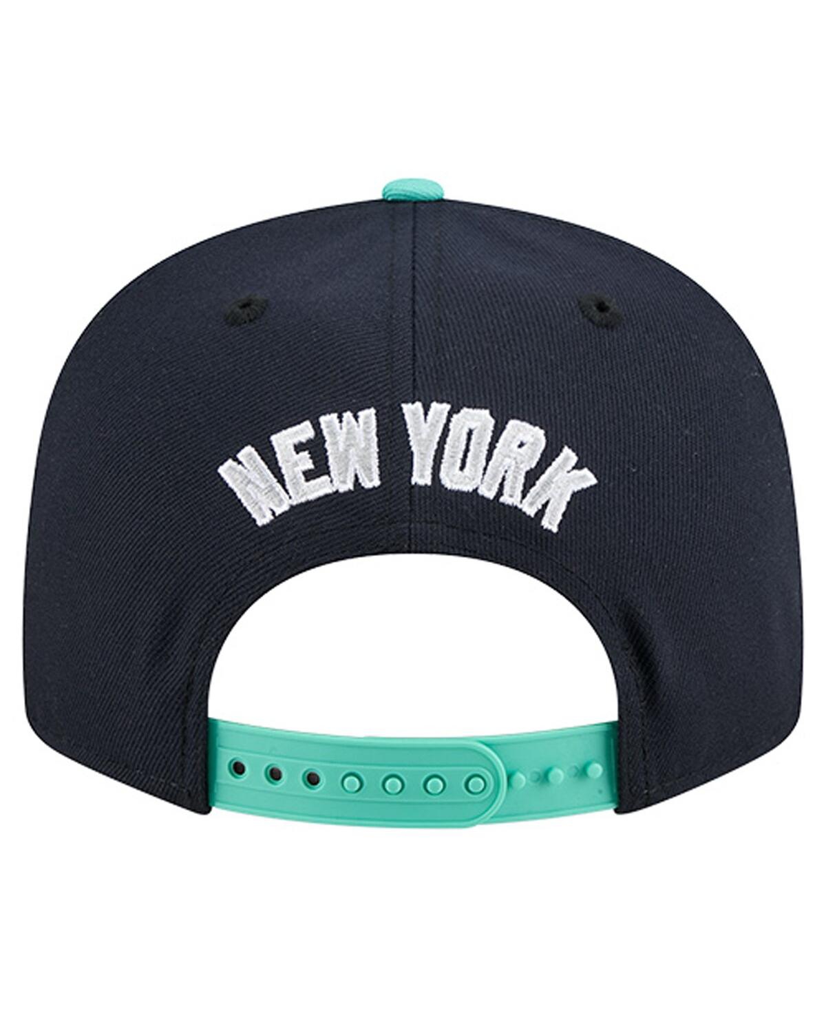 New Era Men's Navy New York Yankees Clear Mint 9fifty Snapback Hat In Black