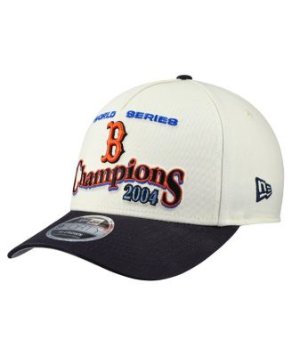 Men's Cream/Navy Boston Red Sox World Series 9FORTY M-Crown A-Frame Adjustable Hat