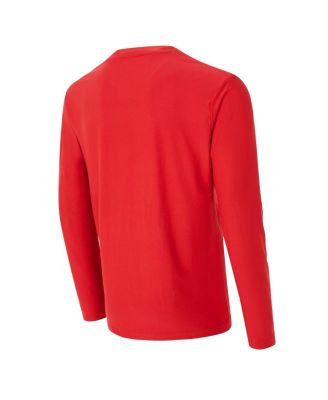 Men's 2-Piece Red Kansas City Chiefs Chestnut Long Sleeve Top and Pants Set