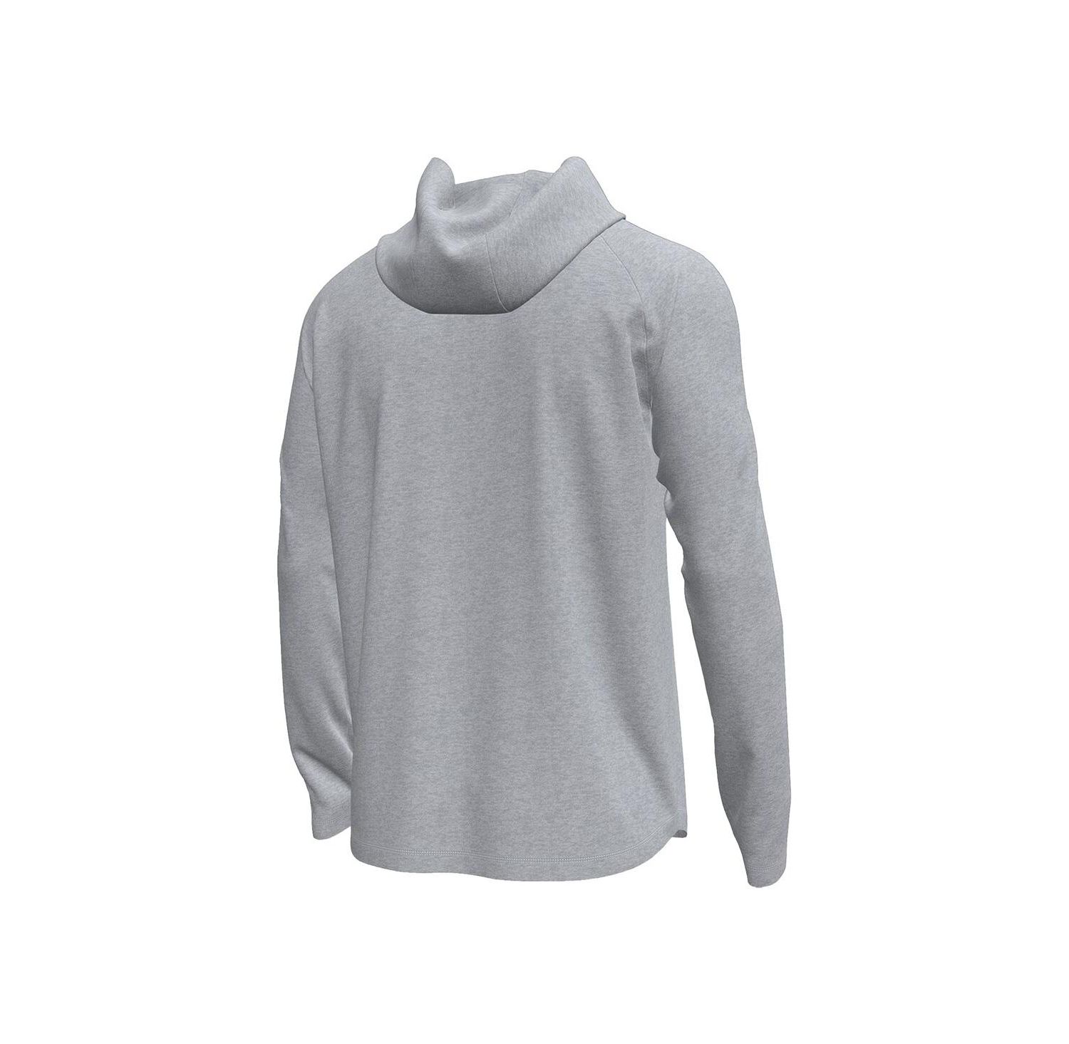 Men's Gray Notre Dame Fighting Irish Tech Stretch Long-Sleeve Hooded T-Shirt