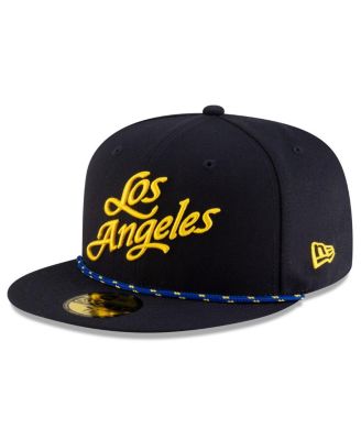 New Era - Men's Midnight Blue Los Angeles Rams 2025 Rivalries Collection Sideline Rope 59FIFTY Fitted Hat