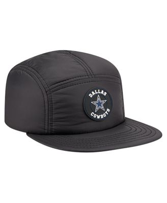 Men's Black Dallas Cowboys Quilted Camper Adjustable Hat