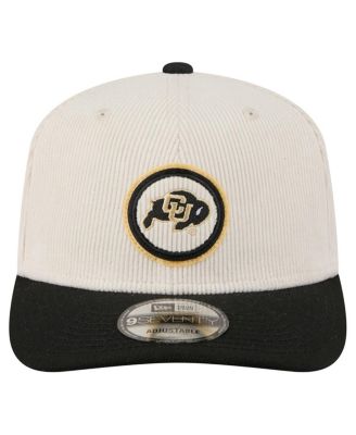 Men's Cream/Black Colorado Buffaloes Loyal Corduroy 9SEVENTY Adjustable Hat