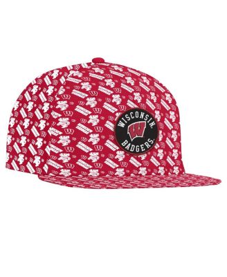 Men's Red Wisconsin Badgers Gameday ArmourFuse Snapback Hat