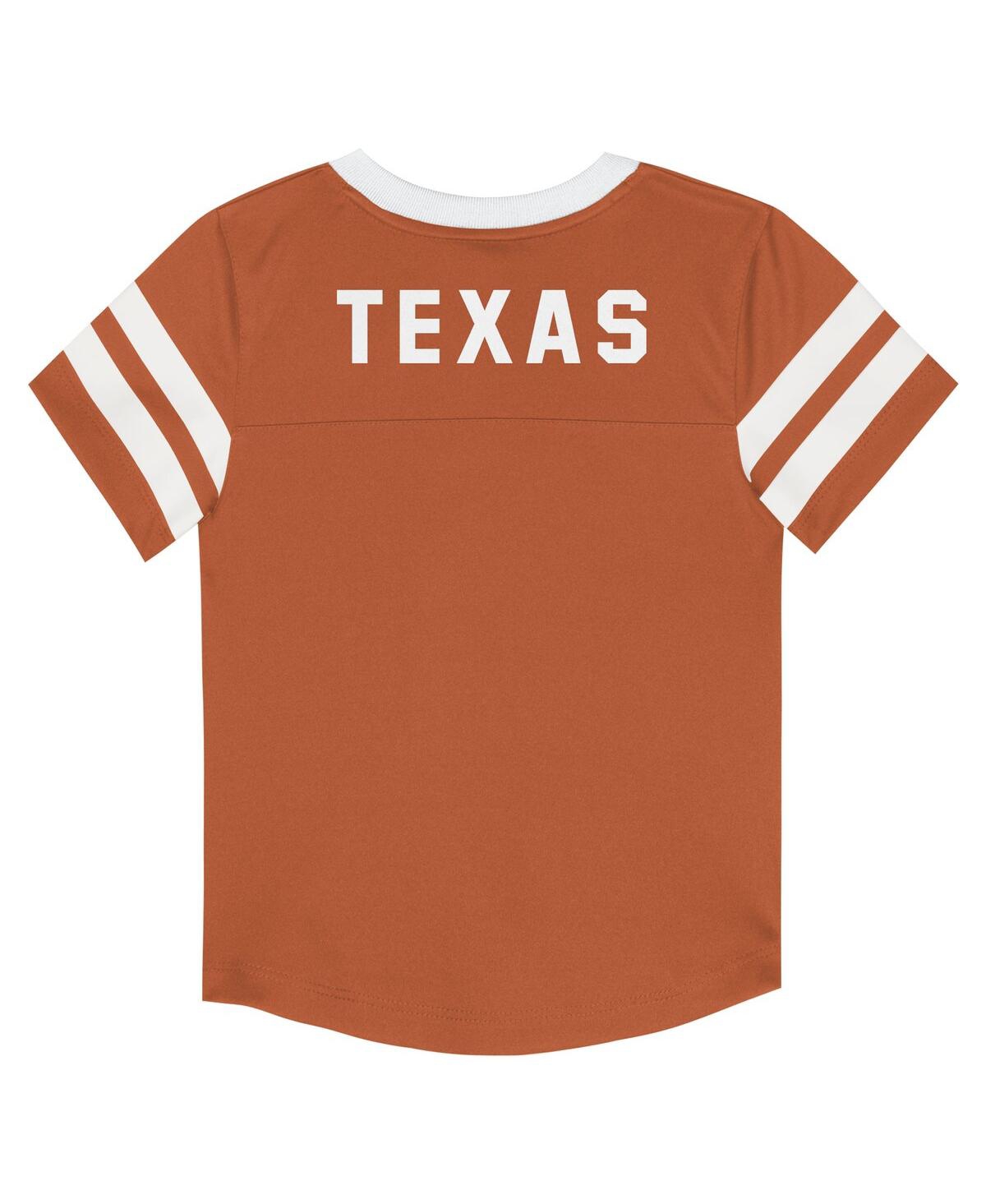 Outerstuff Big Boys and Girls 2-Piece Brown Texas Longhorns Red Zone V-Neck Top Pants Set