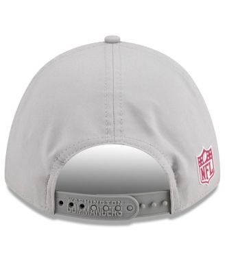 Men's Gray Washington Commanders 2025 Sideline M-Crown 9FORTY Adjustable Hat