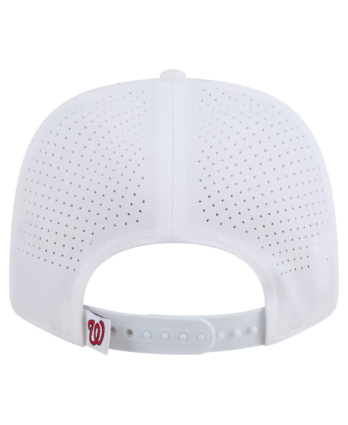 New Era Men's White Washington Nationals Coolera 9seventy Adjustable Hat In White