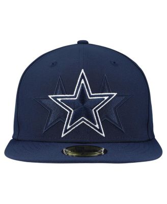 Men's Navy Dallas Cowboys Tri-Hit 59FIFTY Fitted Hat