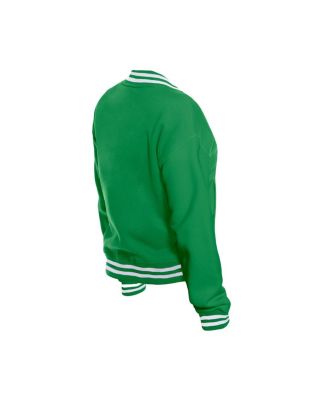 Women's Kelly Green Boston Celtics Throwback Full-Snap Jacket