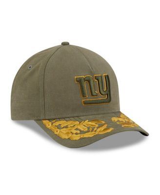 x Alpha Industries Men's Olive New York Giants A-Frame 9FORTY Adjustable Hat
