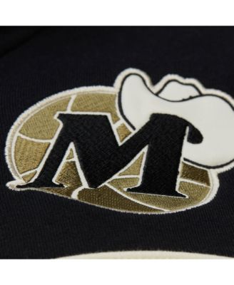 Men's Olive Dallas Mavericks Double Clutch Head Coach Hoodie