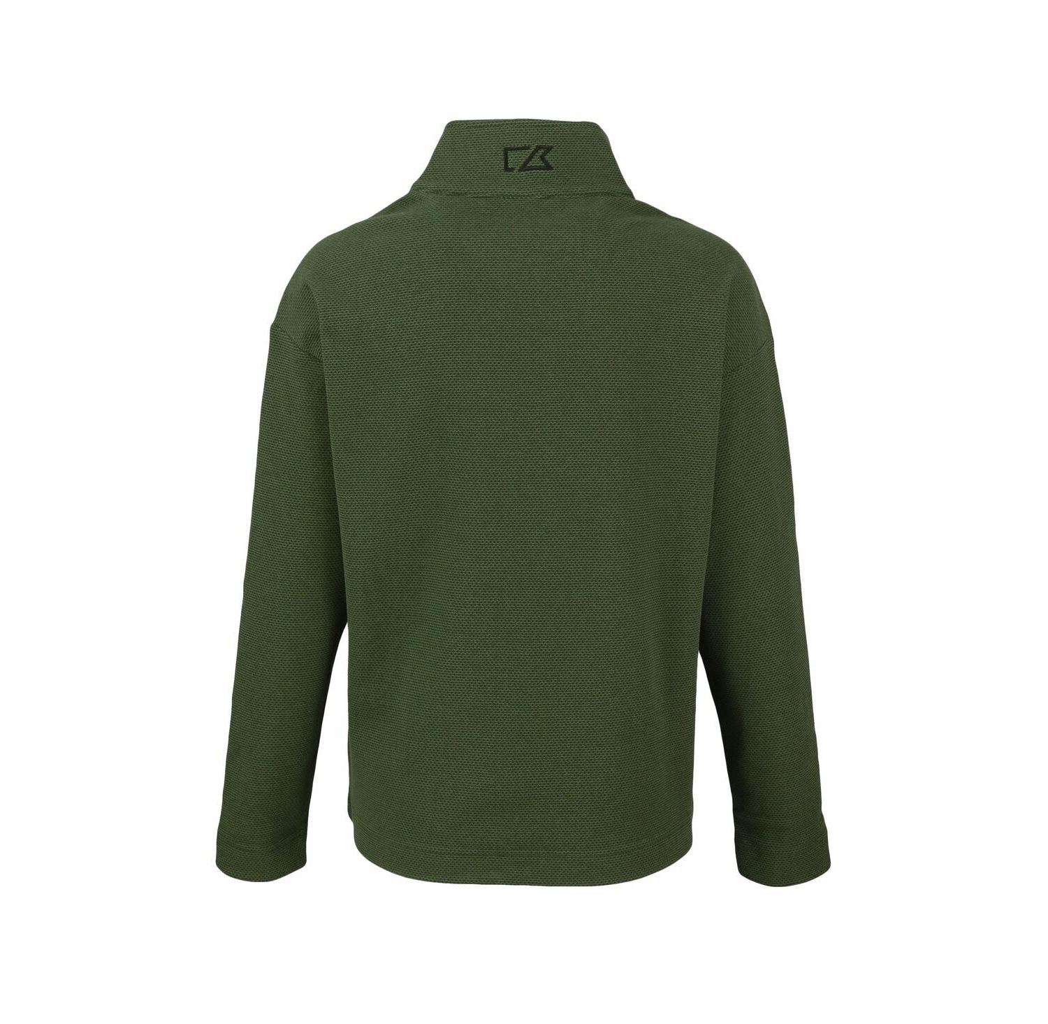 Women's Green Bay Packers Hunts Point Eco Half-Snap Sweatshirt