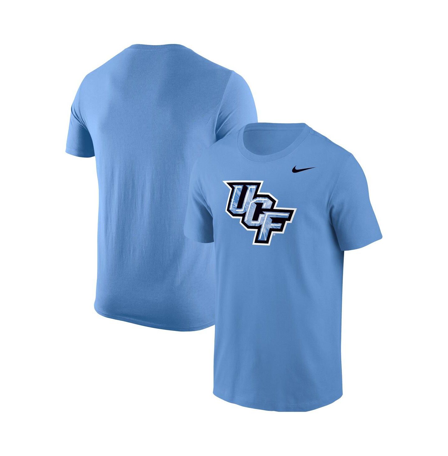 Мужская футболка Nike Light Blue UCF Knights 2025 Space Game Pattern Core — фото 1