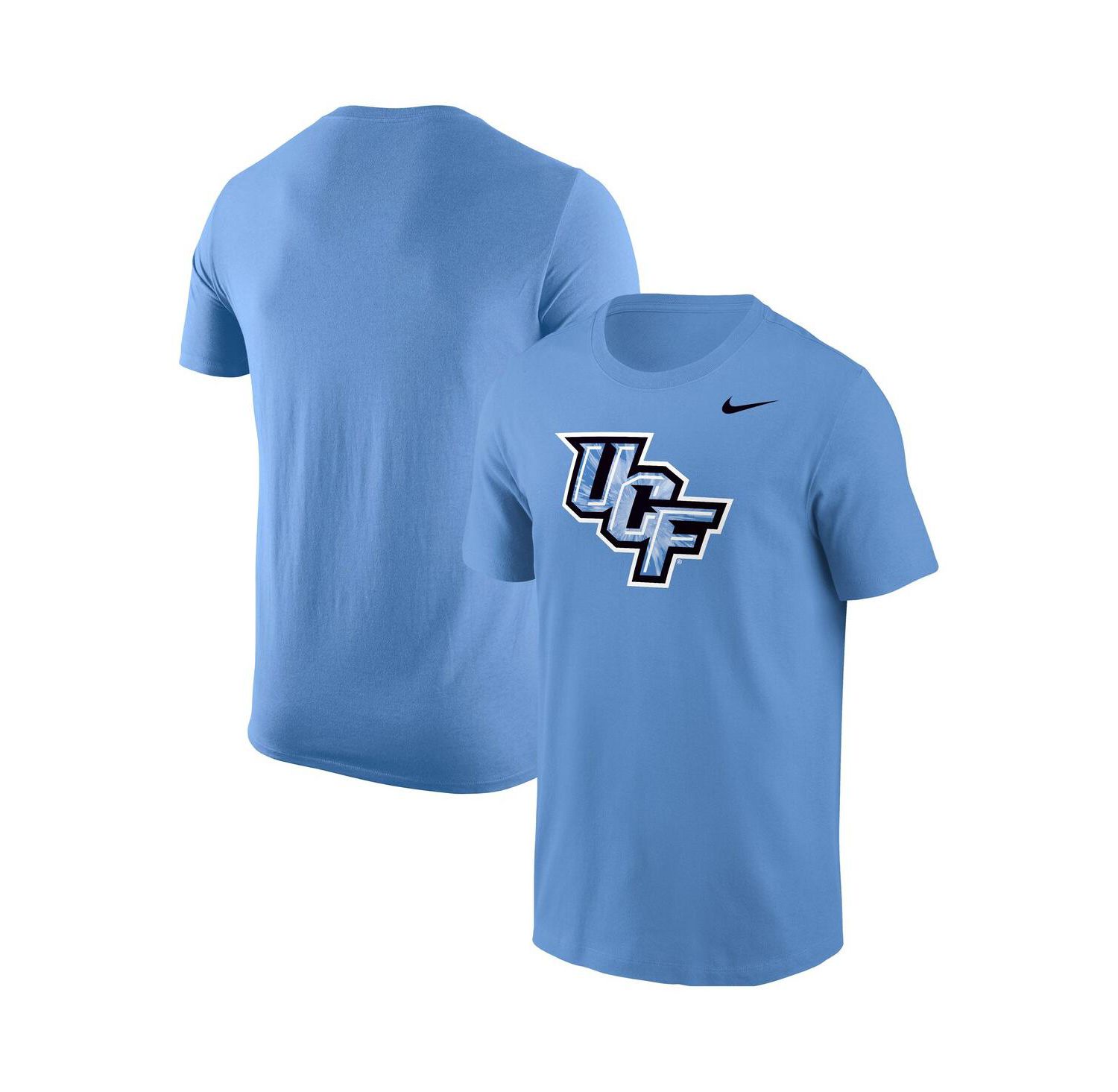 Men's Light Blue UCF Knights 2025 Space Game Pattern Core T-Shirt