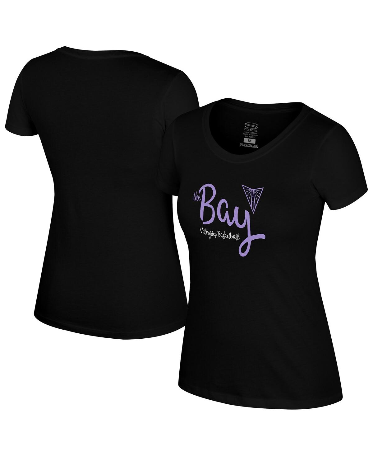 Stadium Essentials Women's Black Golden State Valkyries Third Quarter T-shirt In Black