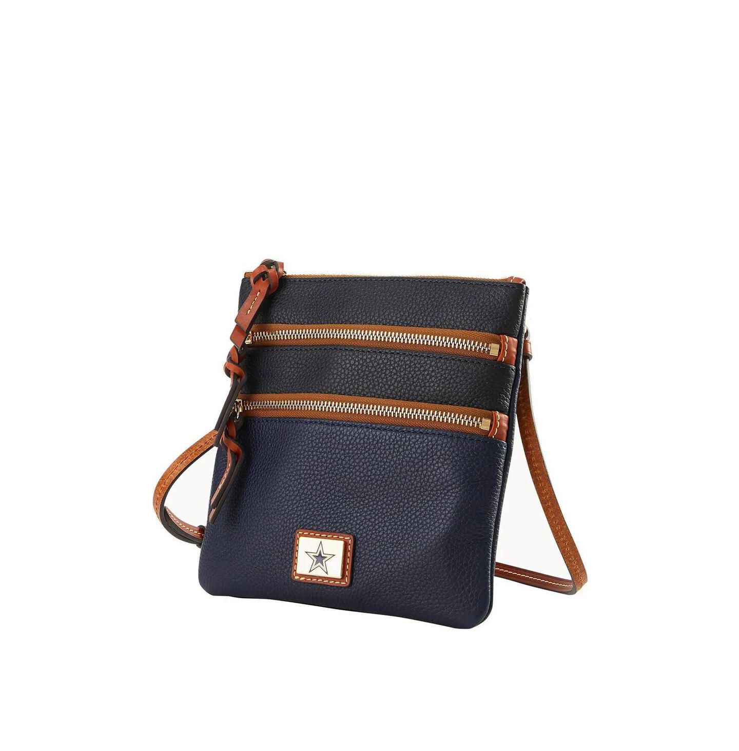 Женская сумка Dooney & Bourke Dallas Cowboys Team Logo Halftime Triple Zip Crossbody — фото 4